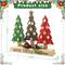 Glitzhome&#xAE; 14&#x22; Wooden Christmas Tree Countdown Calendar D&#xE9;cor